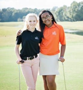 Young Golfing Ladies - First Tee Program