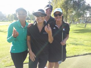 The Carini gang at the golf tournament