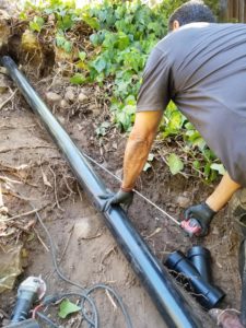 Performing sewer pipe repair calculations