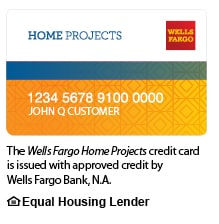 Wells Fargo Home Projects® credit card financing