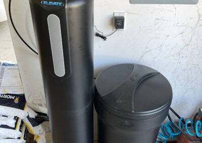 water filtration system and water softener installed for a residential home in san diego